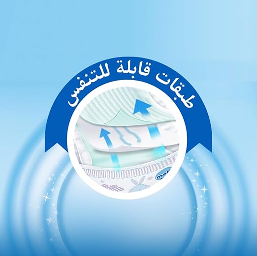 حفاضات مولفكس بانتس مقاس 4 (80 قطعة) - الصورة 4