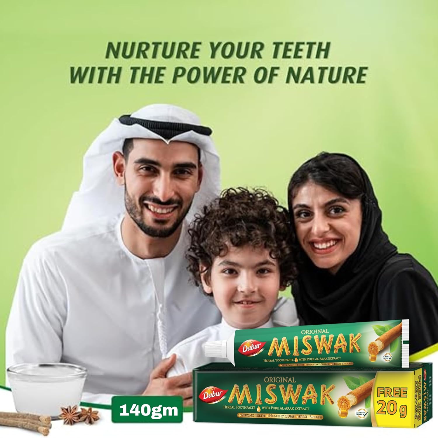 معجون المسواك 120+50 جم – Herbal Fresh | حماية طبيعية وفم منعش - الصورة 7