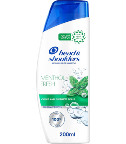 شامبو هيد200مل I اخضر MENTHOL REFRESH