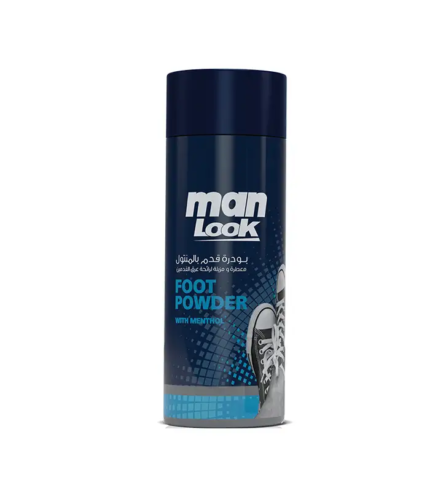 بودرة قدم مان لوك 50جم MENTHOL