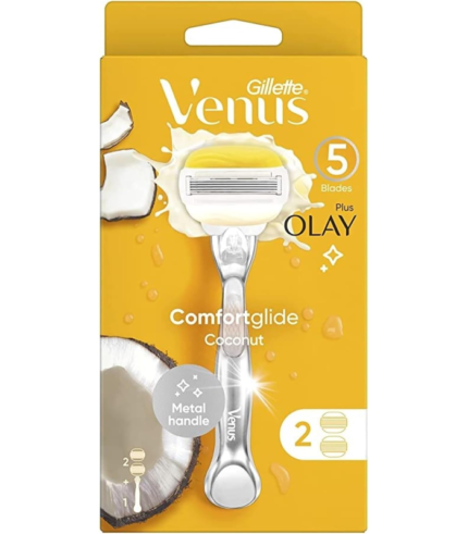 ماكينة جيليت Venus Olay حريمي يد + 2 أمواس