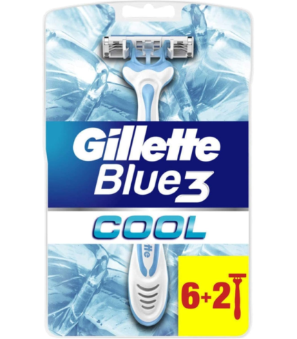ماكينة جيليت 6+2 Blue3 Cool