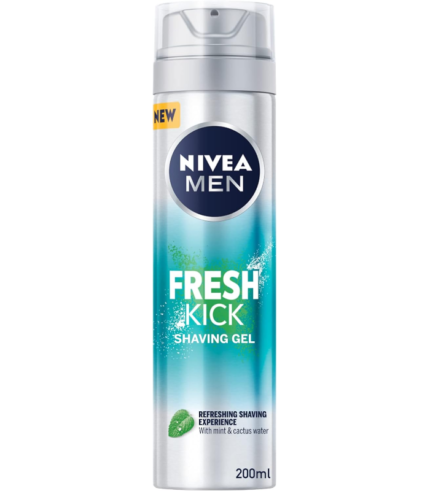 جل نيفيا رمادي 200مل Fresh Kick للرجال