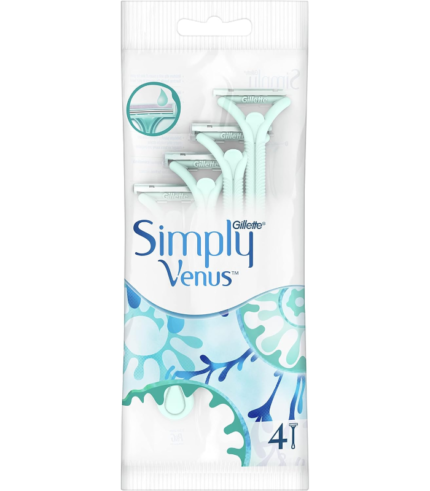 ماكينة جيليت Venus Simply حريمي 4 قطع