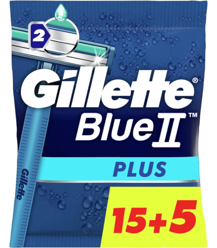 ماكينة جيليت Blue2 Plus 15+5 قطع