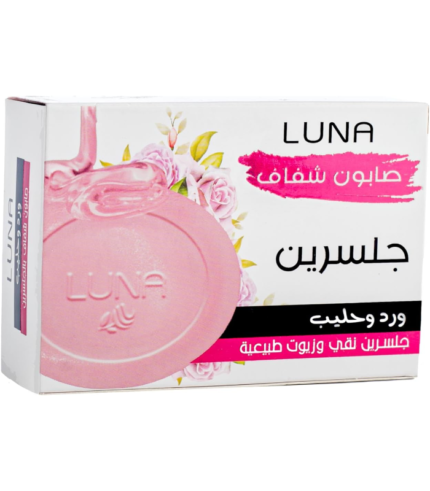 صابون جلسرين لونا وردي 100جم