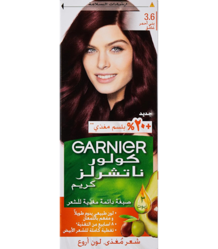 صبغة غارنييه بني احمر غامق 50مل