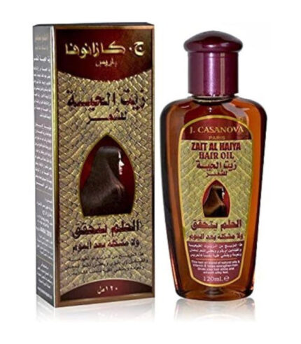 زيت كازانوفا للشعر بزيت الحية 120مل