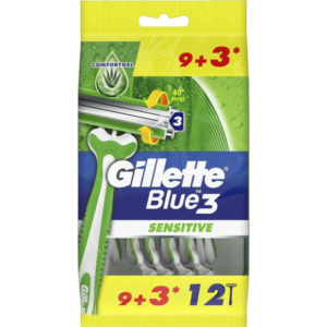 ماكينة جيليت 9+3 Blue3 Sensitive
