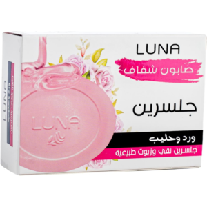 صابون جلسرين لونا وردي 100 جم