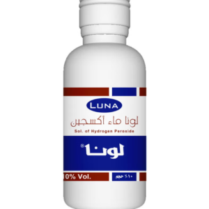 ماء اكسجين لونا 80 مل(10%)