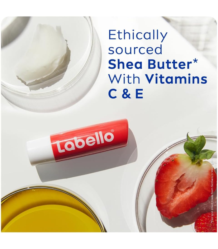 61KZlIIvY2L._AC_SL1000_.png ليب نيفيا 4.8جم Labello Strawberry Shine