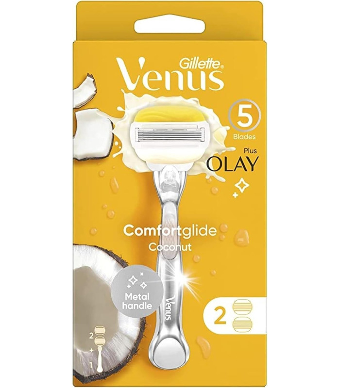 ماكينة جيليت Venus Olay حريمي يد + 2 أمواس