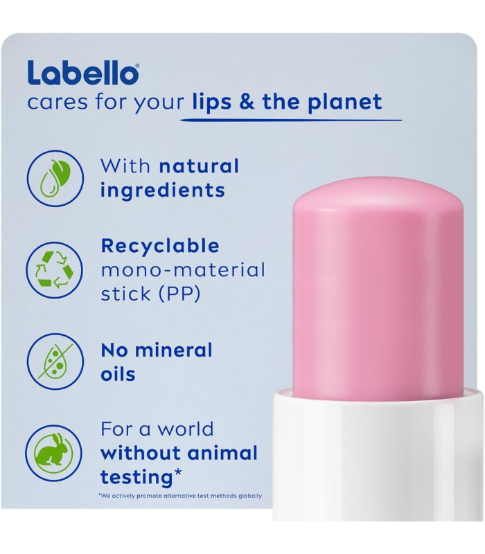 ليب نيفيا 4.8جم Labello Soft Rose