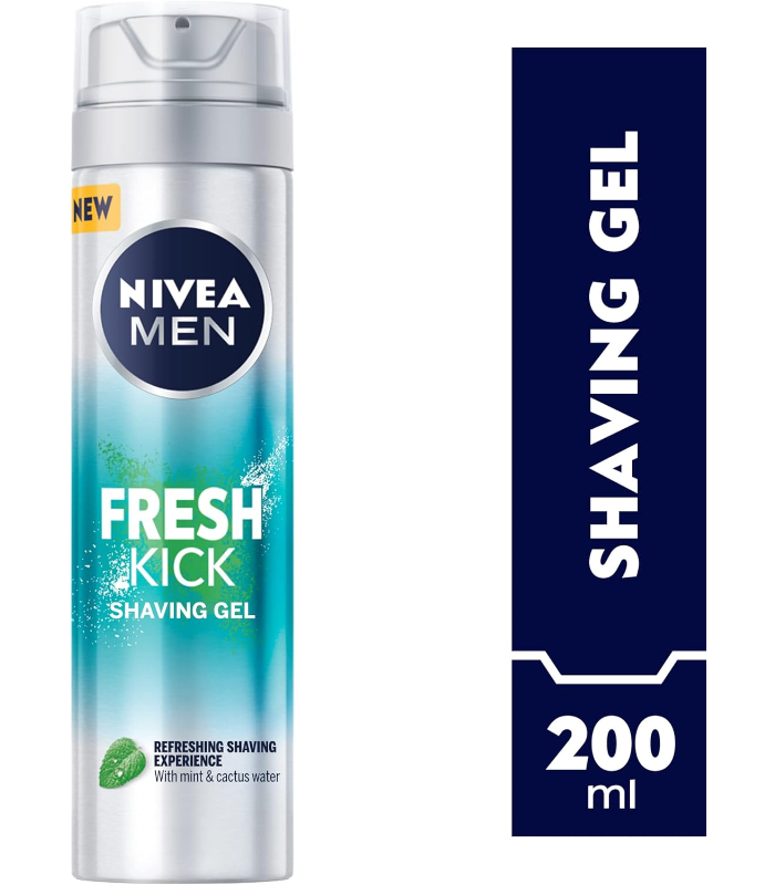 جل نيفيا رمادي 200مل Fresh Kick للرجال
