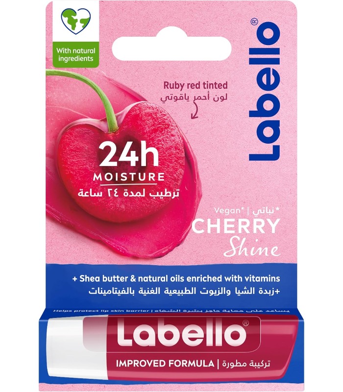 ليب نيفيا 4.8جم Labello Cherry Shine