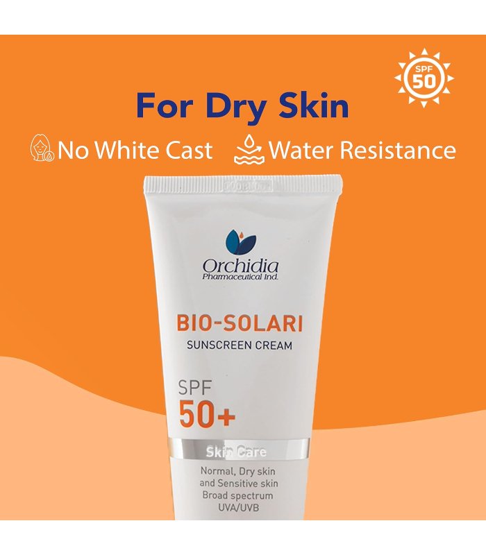 كريم بايو سولاري SPF50+ للبشرة الجافة 100 جم